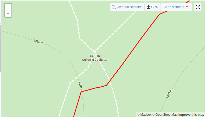Passage n°1 au col de la Cochette