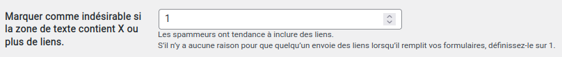 Maspik : bloquer les formulaires qui contiennent des liens